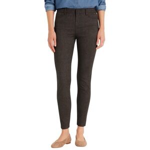 Liverpool‎ Charcoal Gray Tweed Stretch Ponte Knit Skinny Pants Size 6